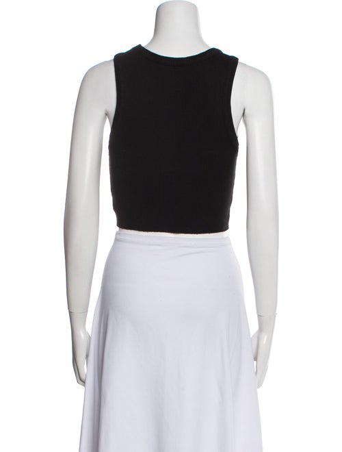 AGOLDE Scoop Neck Sleeveless Crop Top