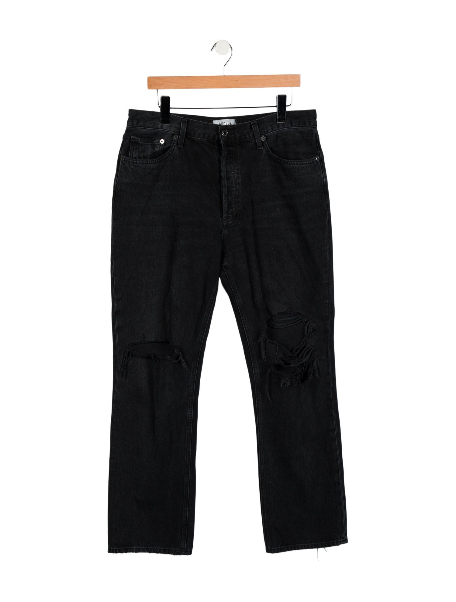 AGOLDE High-Rise Straight Leg Jeans