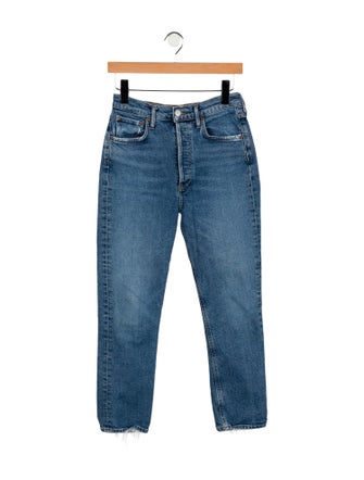 AGOLDE High-Rise Straight Leg Jeans