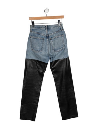 AGOLDE High-Rise Straight Leg Jeans