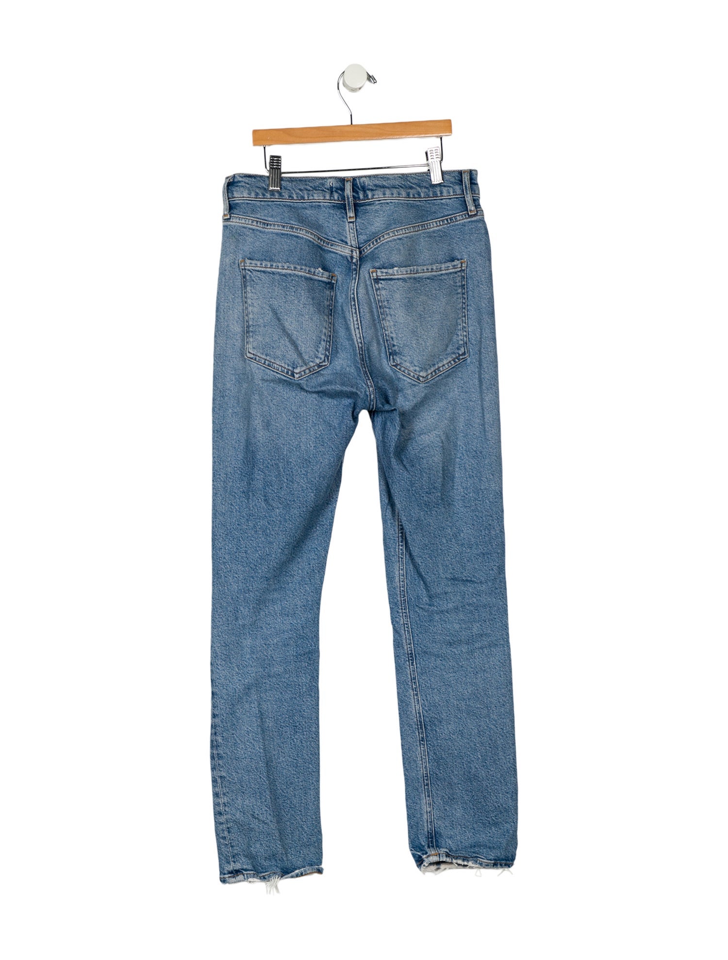 AGOLDE High-Rise Straight Leg Jeans