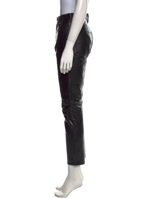 AGOLDE Leather Straight Leg Pants