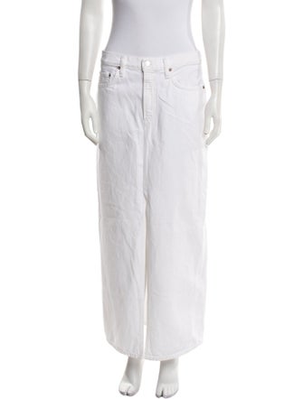 AGOLDE Midi Length Skirt