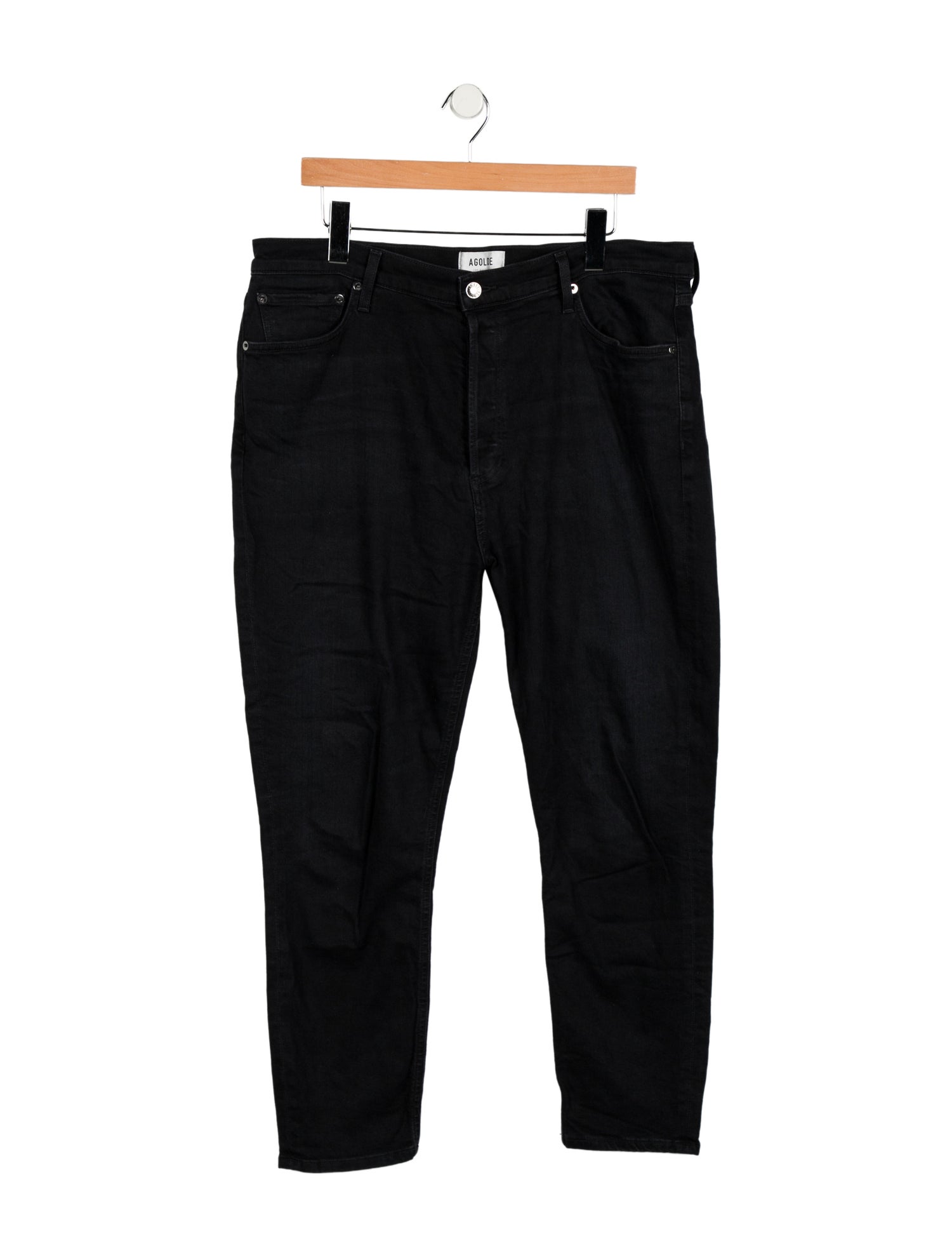 AGOLDE High-Rise Straight Leg Jeans