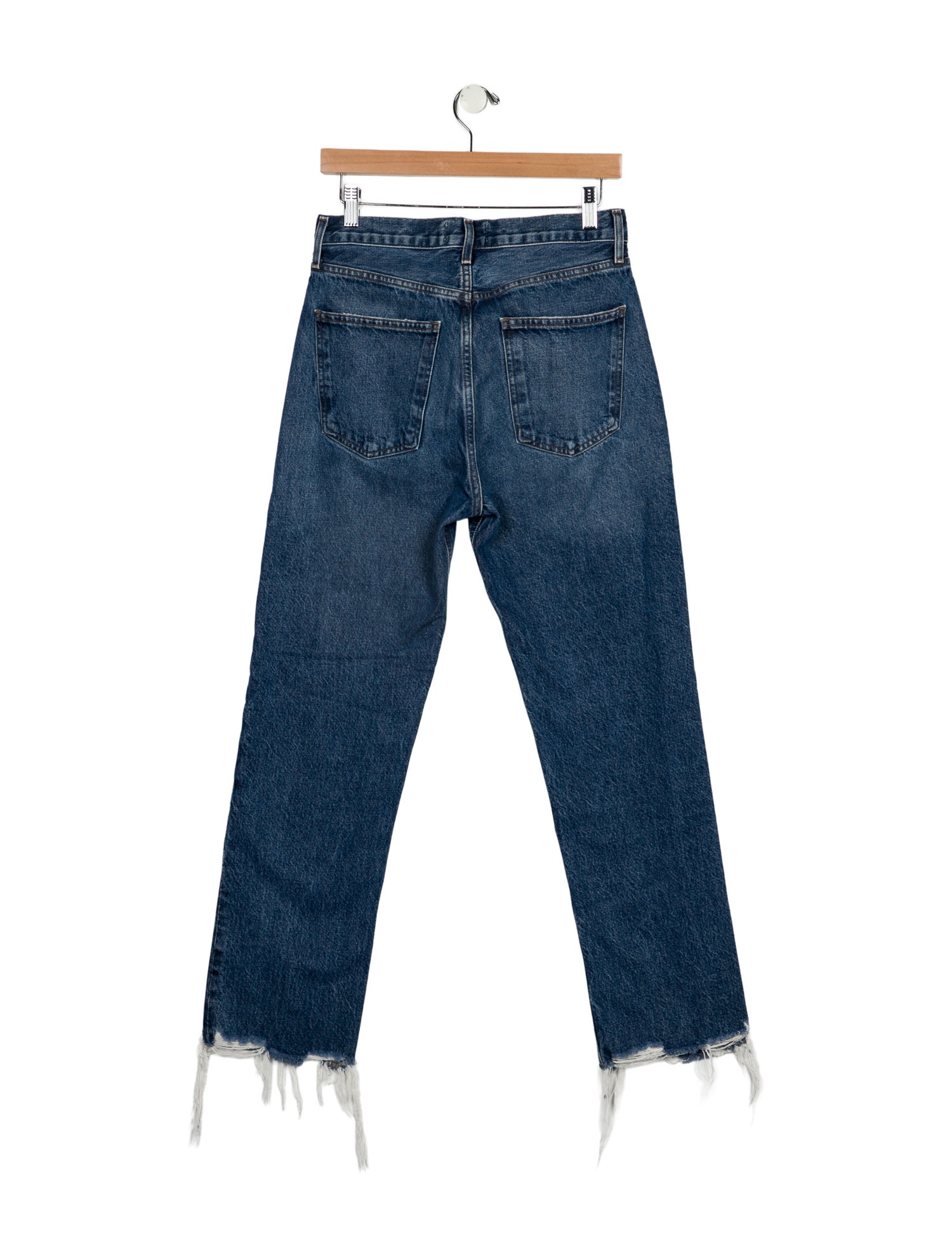 AGOLDE High-Rise Straight Leg Jeans