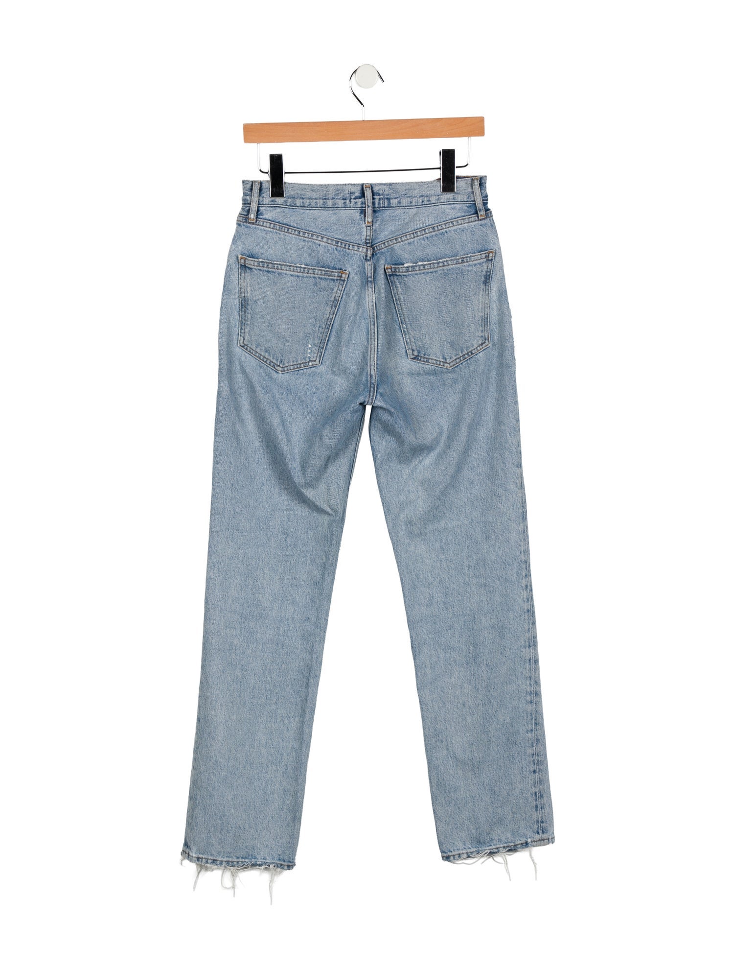 AGOLDE Mid-Rise Straight Leg Jeans