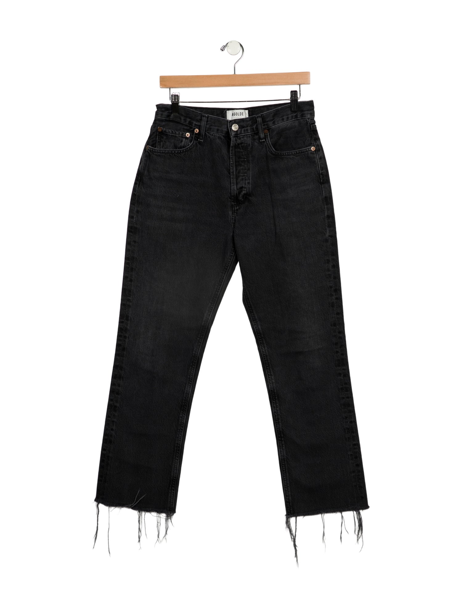 AGOLDE Mid-Rise Straight Leg Jeans