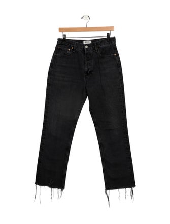 AGOLDE Mid-Rise Straight Leg Jeans