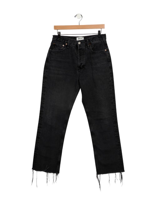 AGOLDE Mid-Rise Straight Leg Jeans