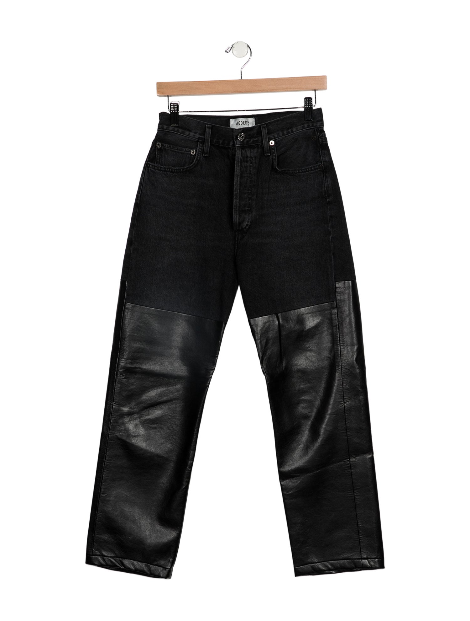 AGOLDE High-Rise Straight Leg Jeans