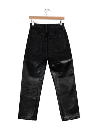 AGOLDE High-Rise Straight Leg Jeans