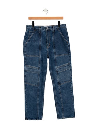 AGOLDE Mid-Rise Straight Leg Jeans