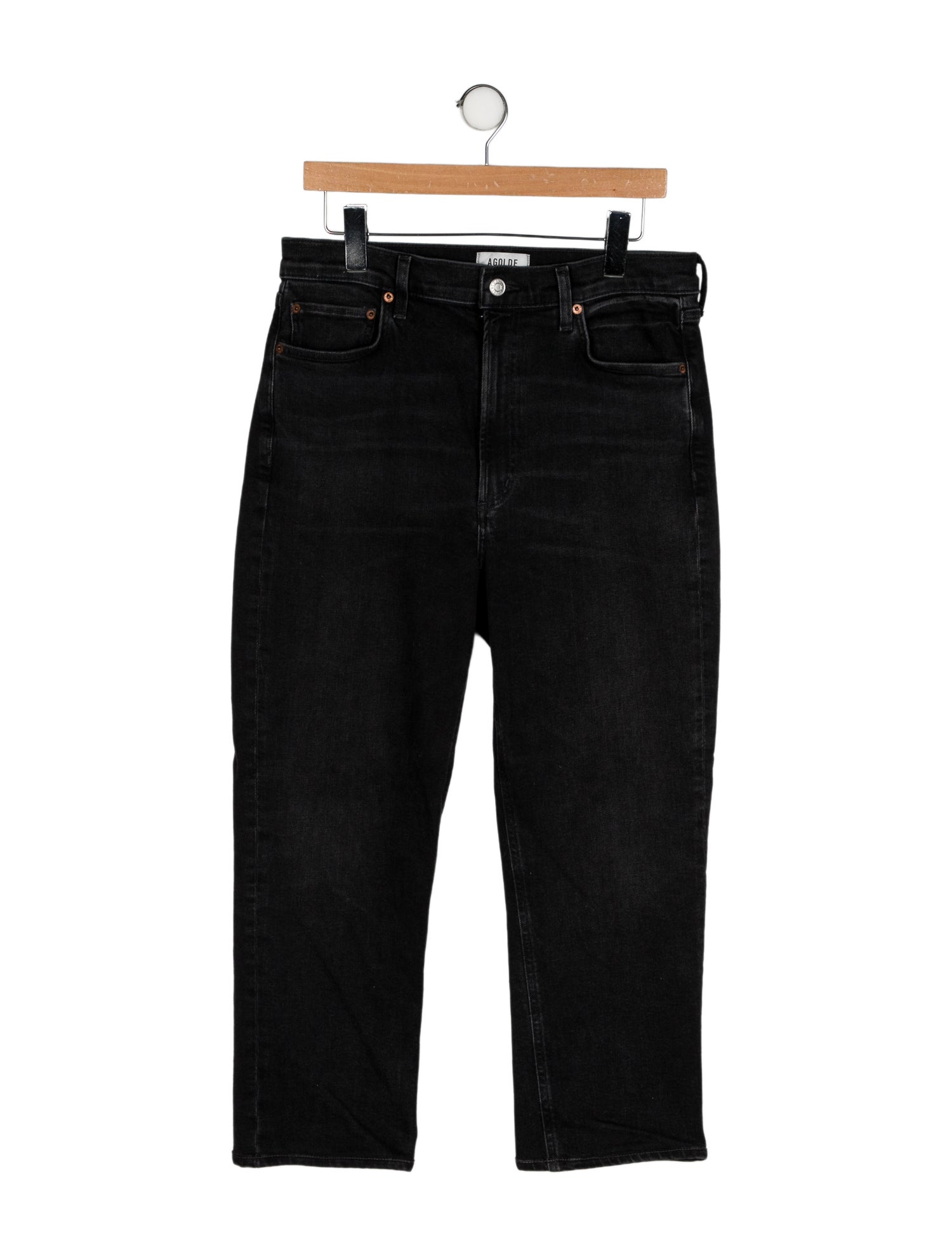AGOLDE High-Rise Straight Leg Jeans