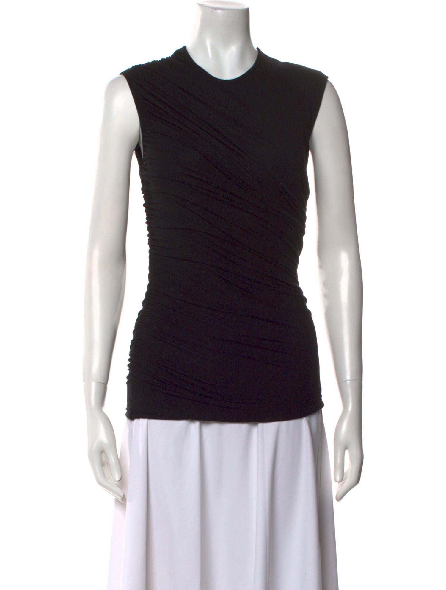AGOLDE Crew Neck Sleeveless Top