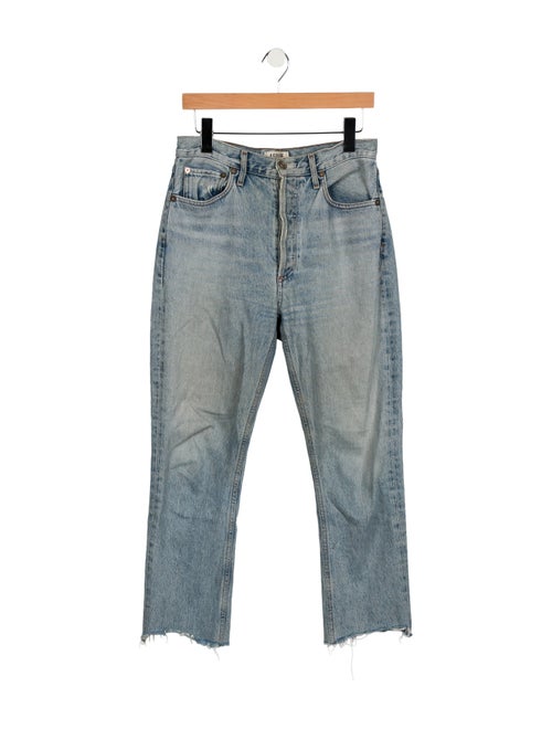 AGOLDE High-Rise Straight Leg Jeans