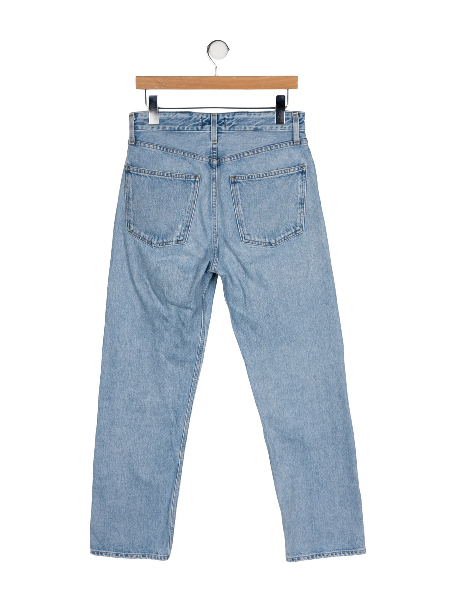 AGOLDE High-Rise Straight Leg Jeans