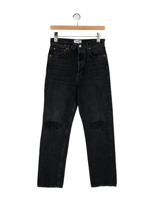 AGOLDE Mid-Rise Straight Leg Jeans