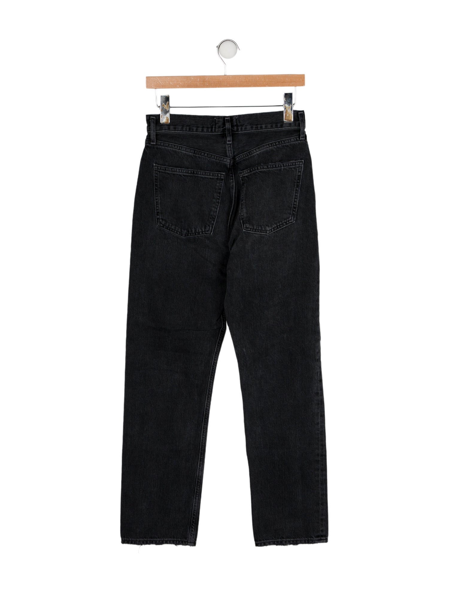 AGOLDE Mid-Rise Straight Leg Jeans