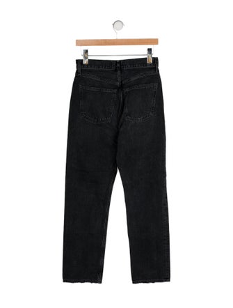 AGOLDE Mid-Rise Straight Leg Jeans