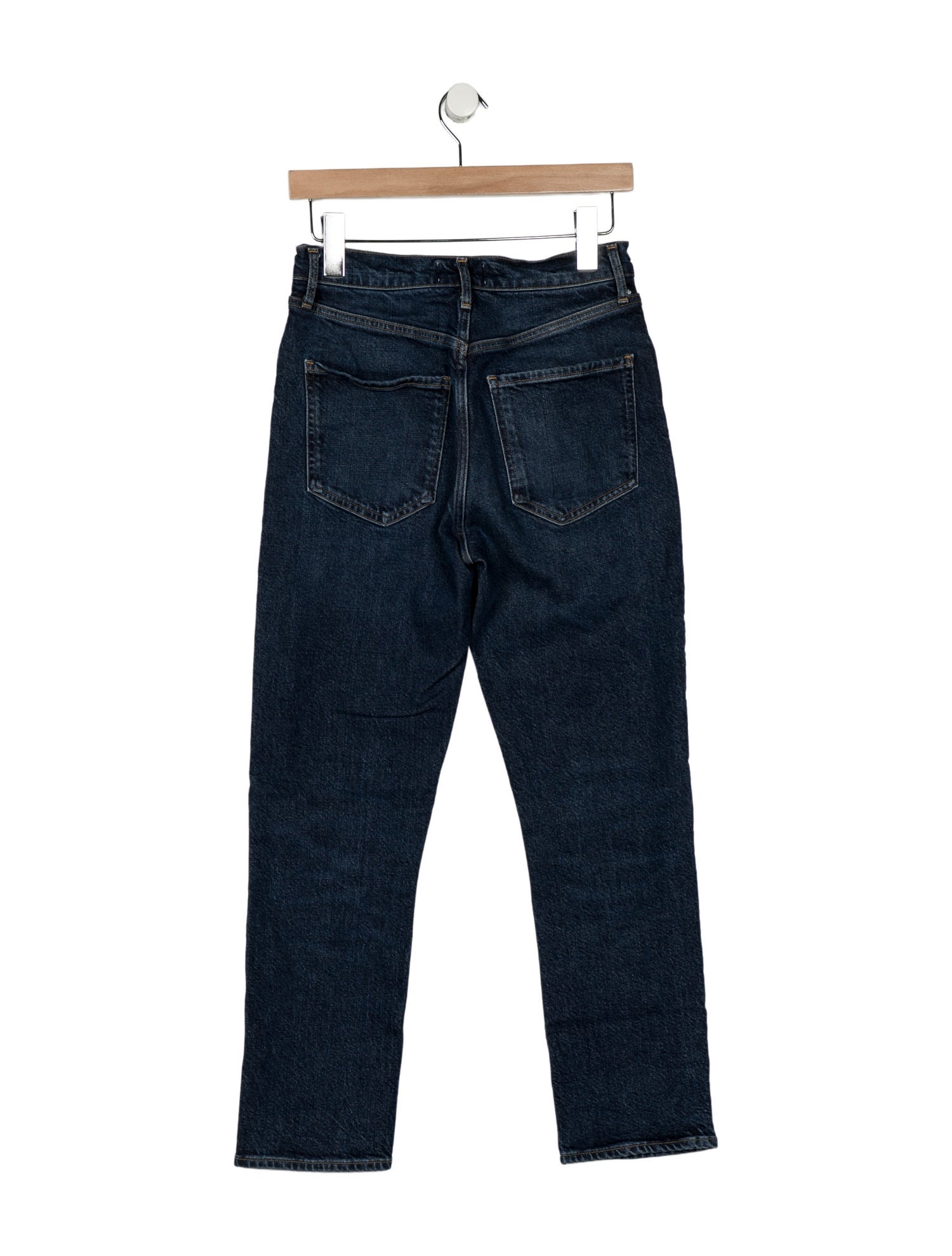 AGOLDE Mid-Rise Straight Leg Jeans