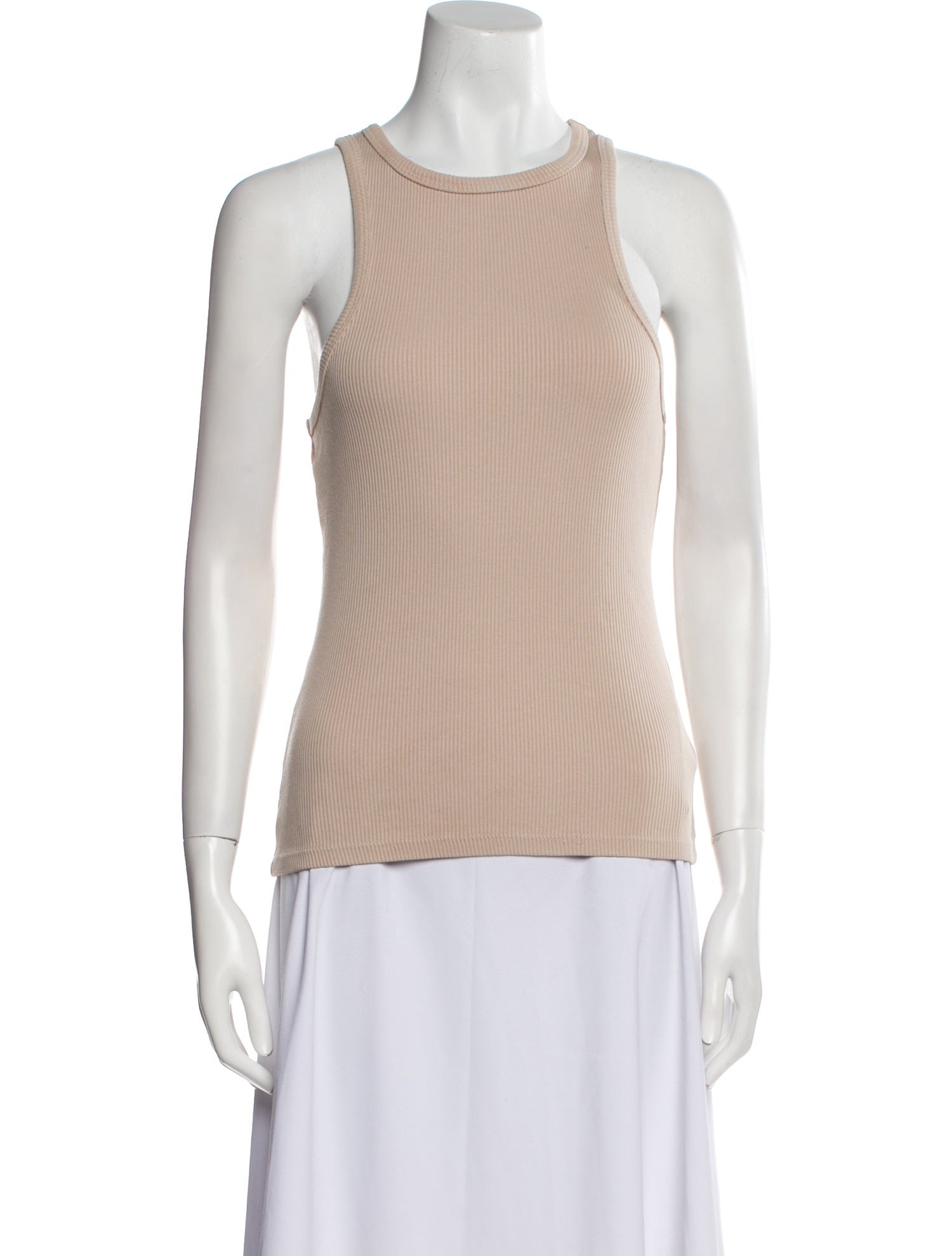 AGOLDE Crew Neck Sleeveless Top