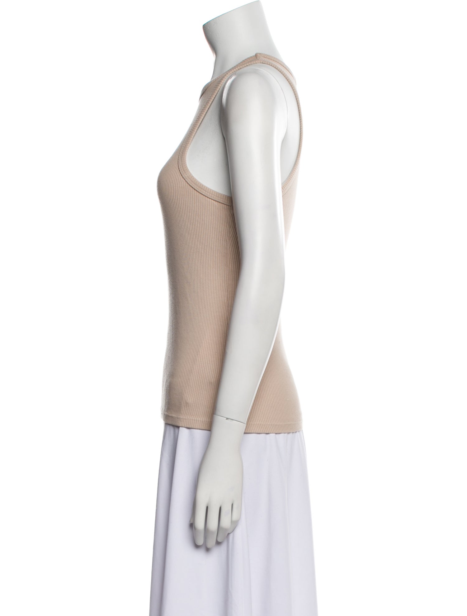 AGOLDE Crew Neck Sleeveless Top