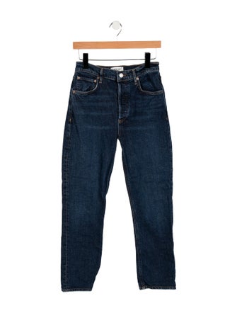 AGOLDE Mid-Rise Straight Leg Jeans