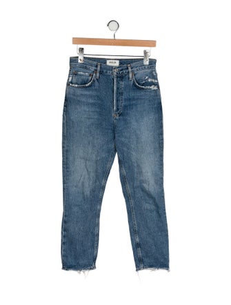 AGOLDE High-Rise Straight Leg Jeans