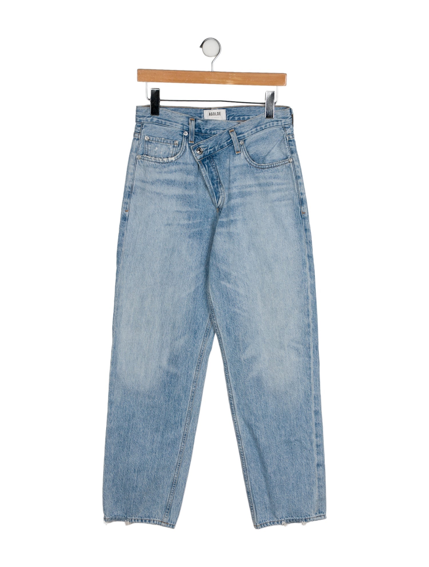 AGOLDE High-Rise Straight Leg Jeans