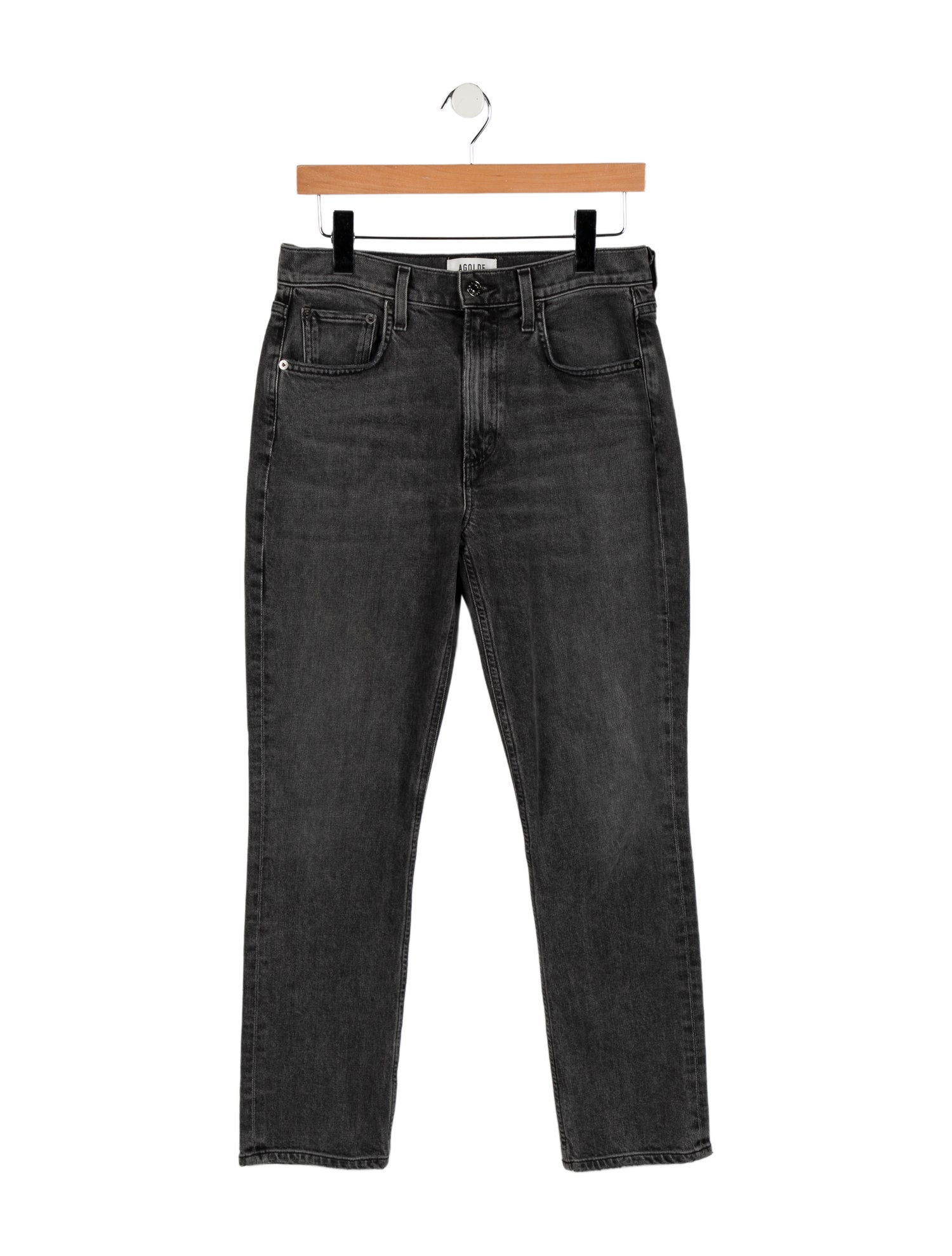 AGOLDE Mid-Rise Straight Leg Jeans
