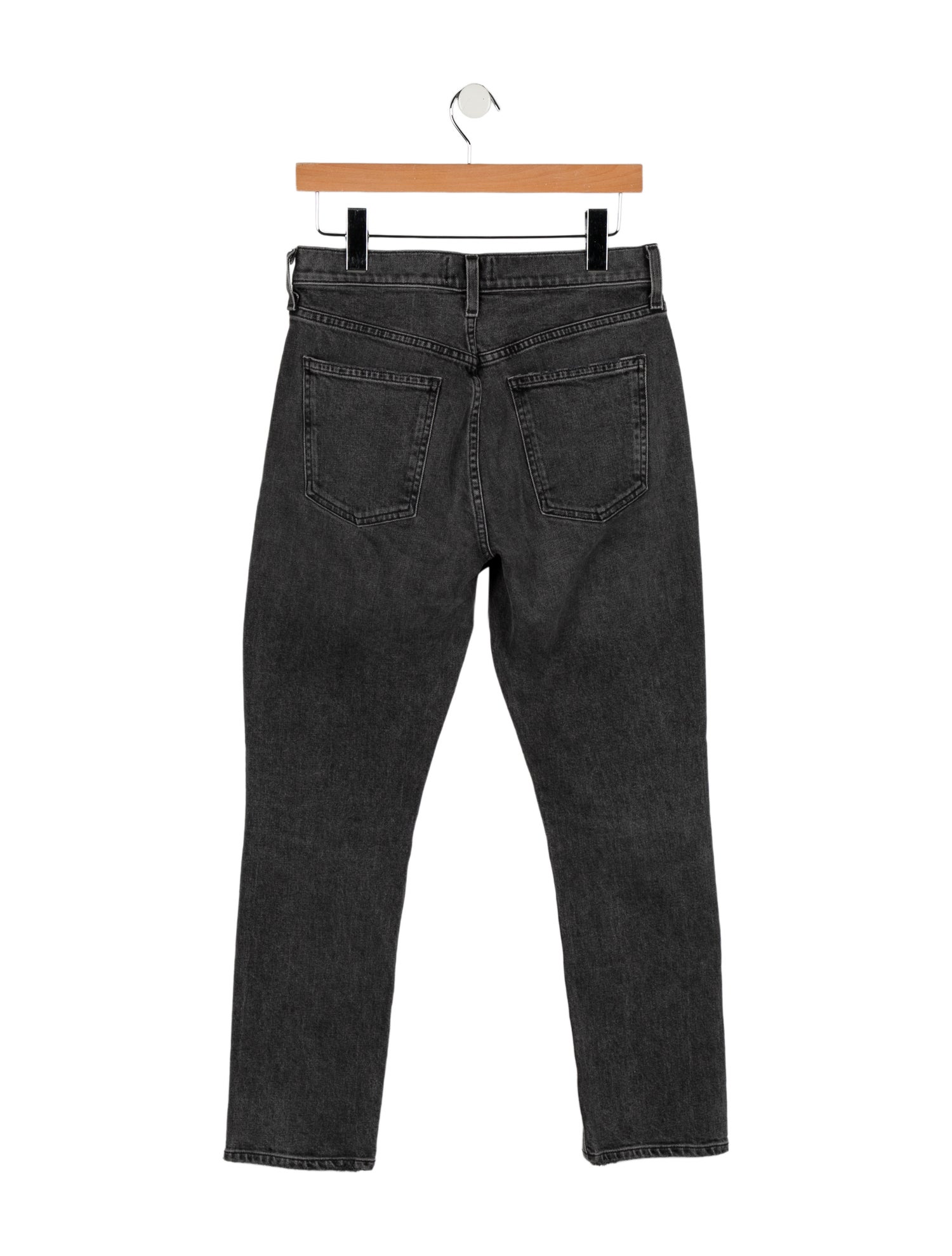 AGOLDE Mid-Rise Straight Leg Jeans
