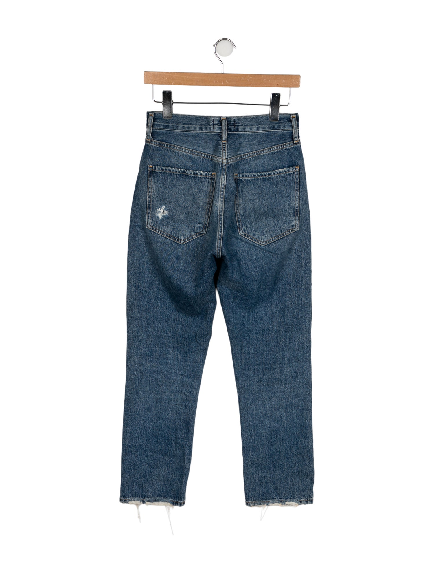 AGOLDE High-Rise Straight Leg Jeans