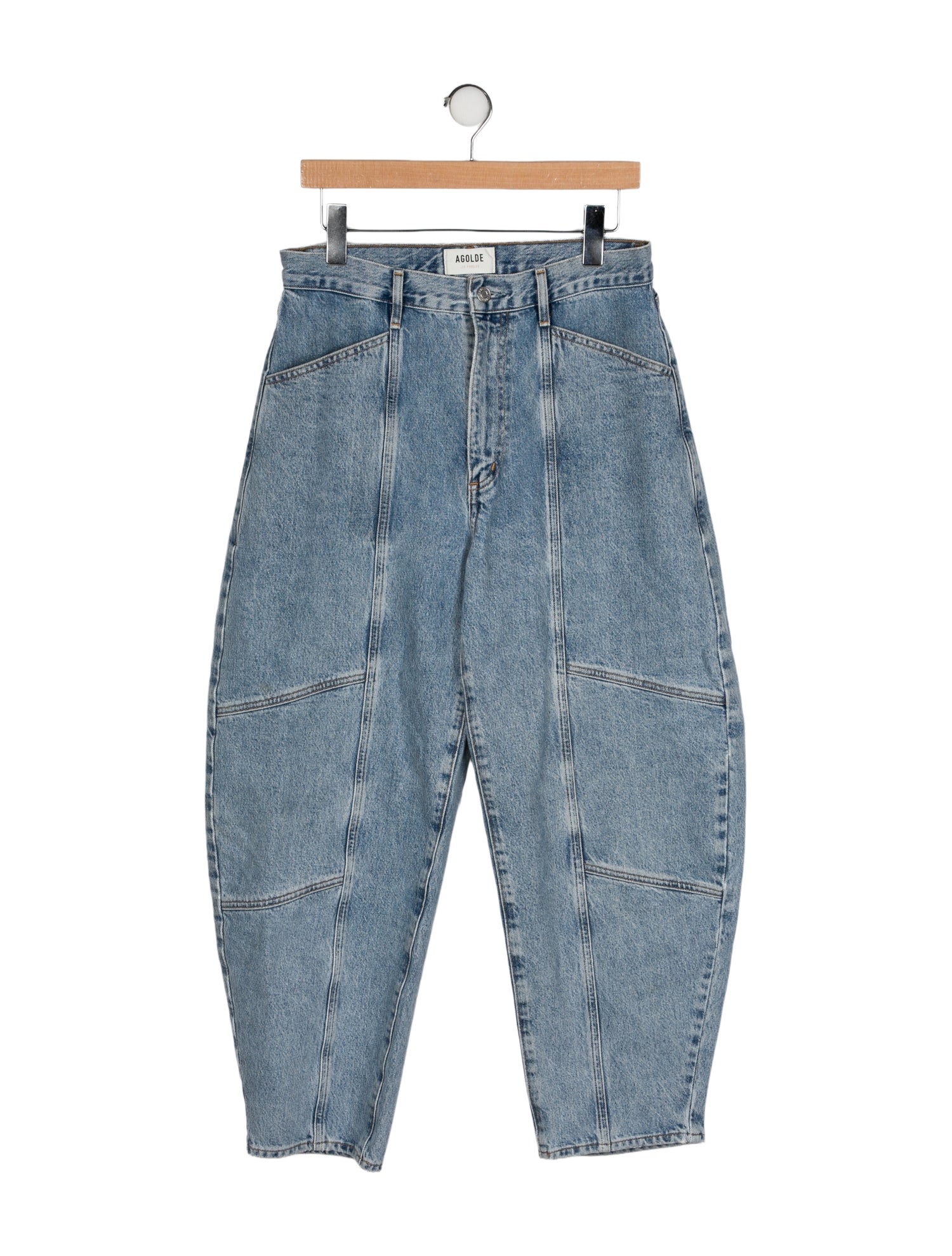 AGOLDE High-Rise Straight Leg Jeans