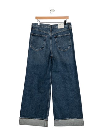 AGOLDE Mid-Rise Wide Leg Jeans