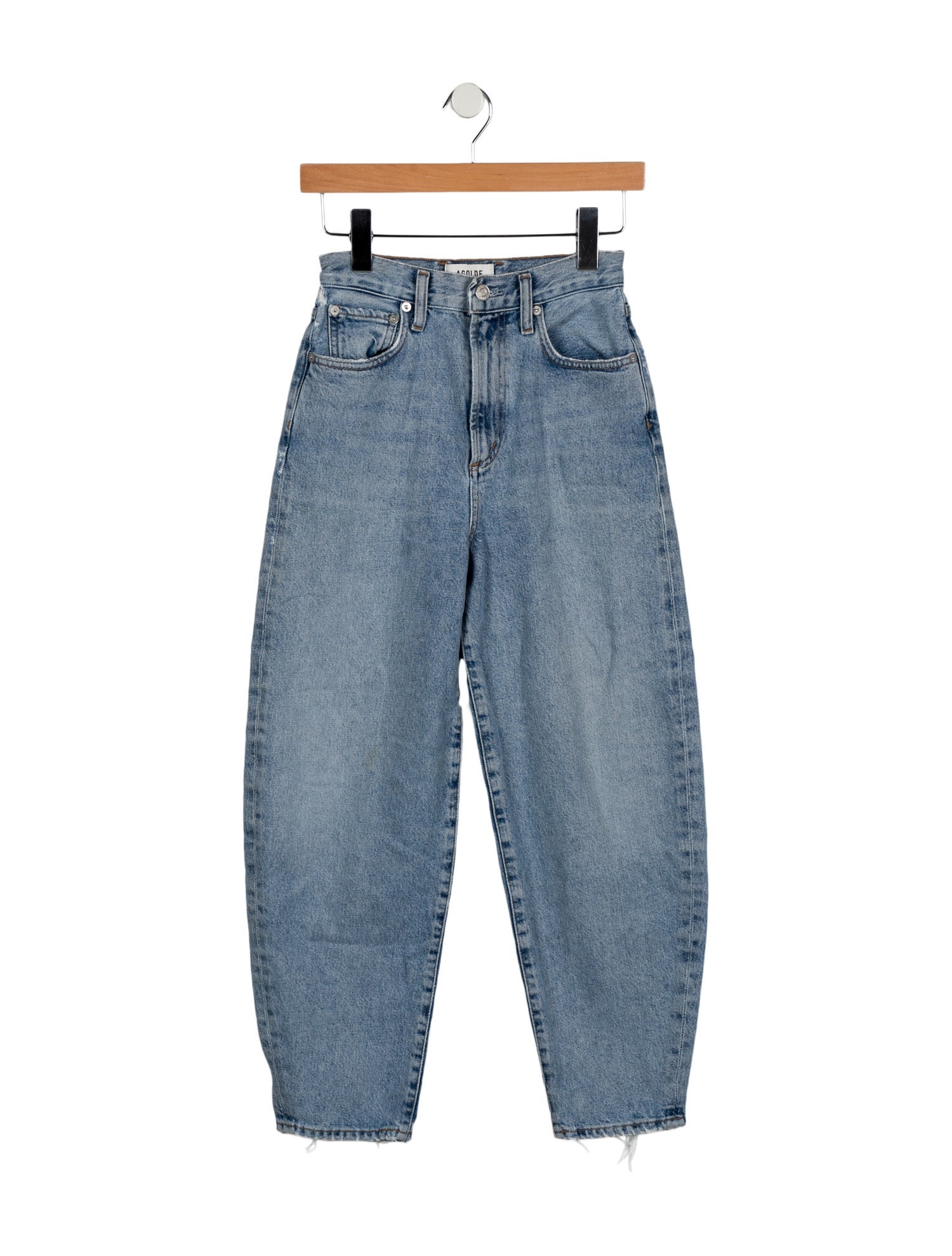 AGOLDE High-Rise Straight Leg Jeans