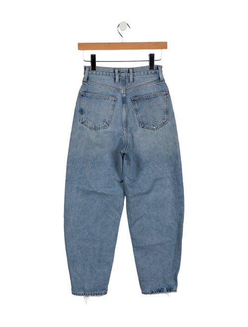 AGOLDE High-Rise Straight Leg Jeans