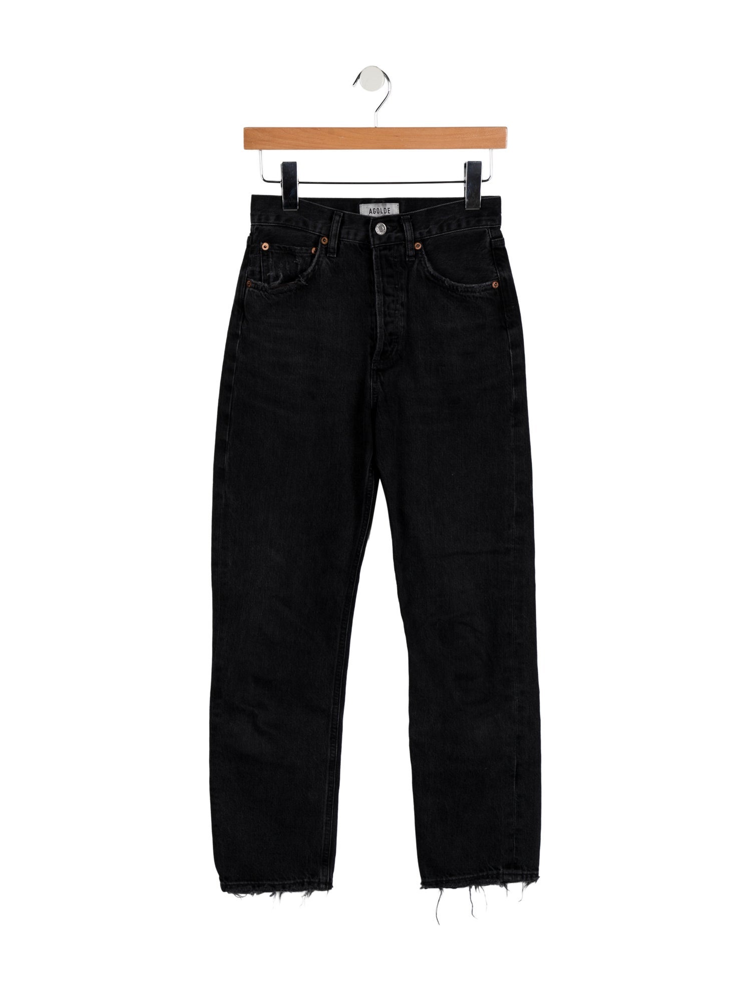 AGOLDE High-Rise Straight Leg Jeans
