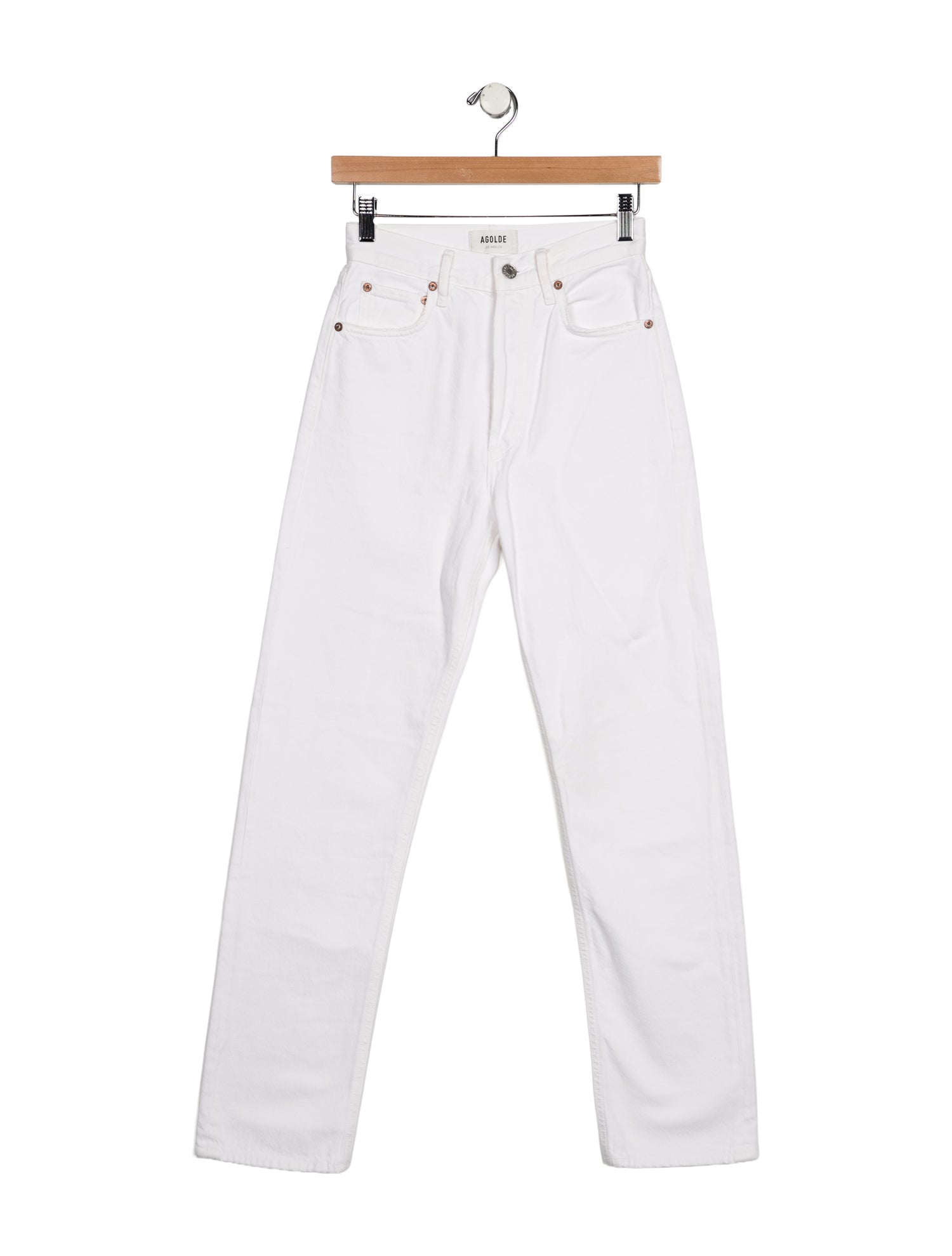 AGOLDE High-Rise Straight Leg Jeans