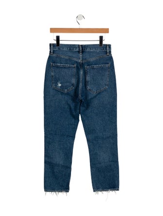 AGOLDE High-Rise Straight Leg Jeans