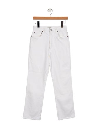 AGOLDE High-Rise Straight Leg Jeans