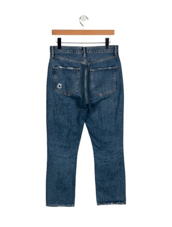 AGOLDE High-Rise Straight Leg Jeans