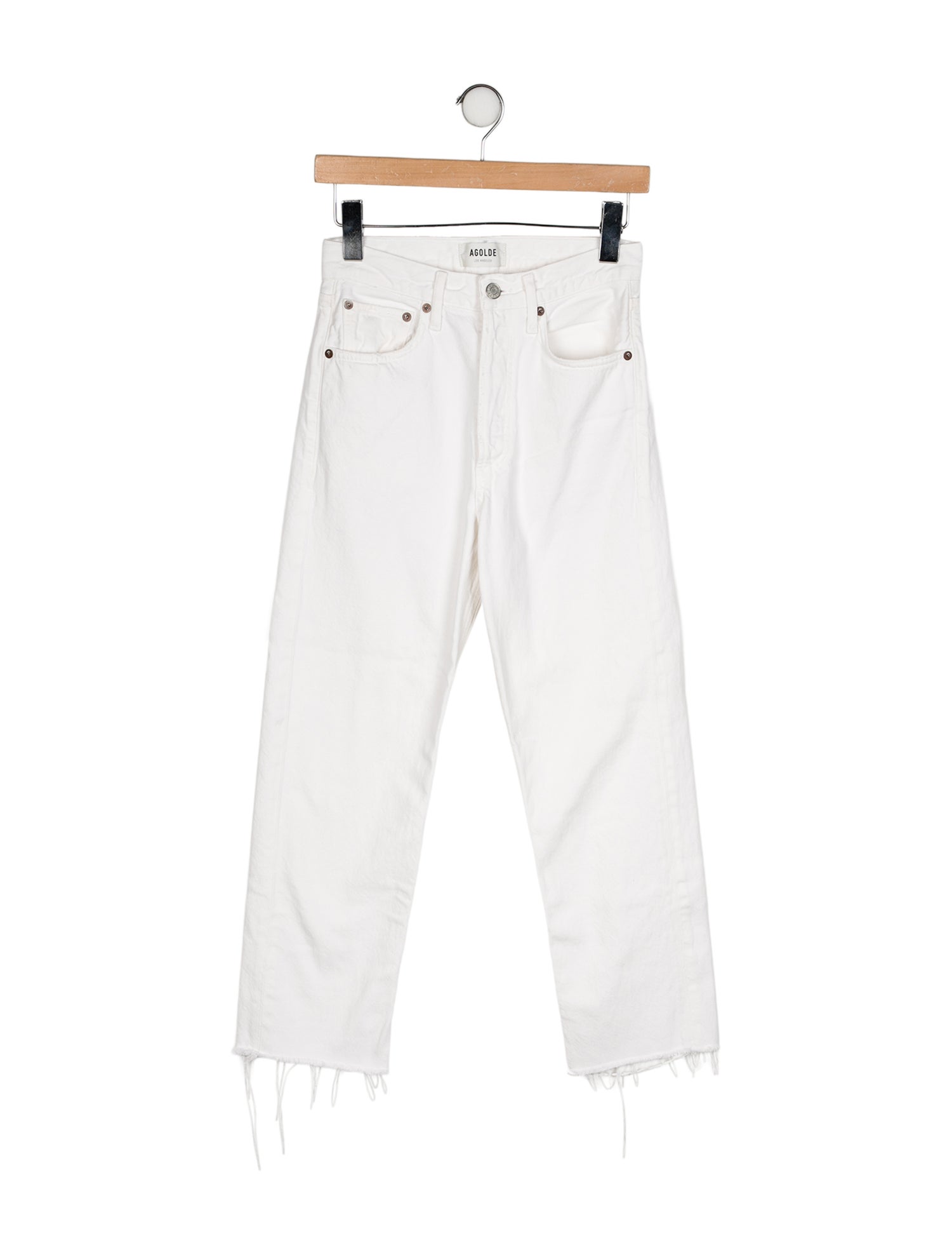 AGOLDE Mid-Rise Straight Leg Jeans