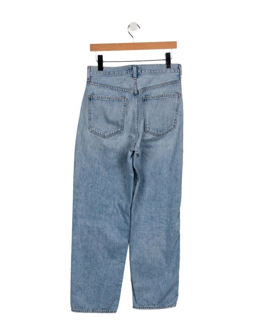 AGOLDE Mid-Rise Straight Leg Jeans