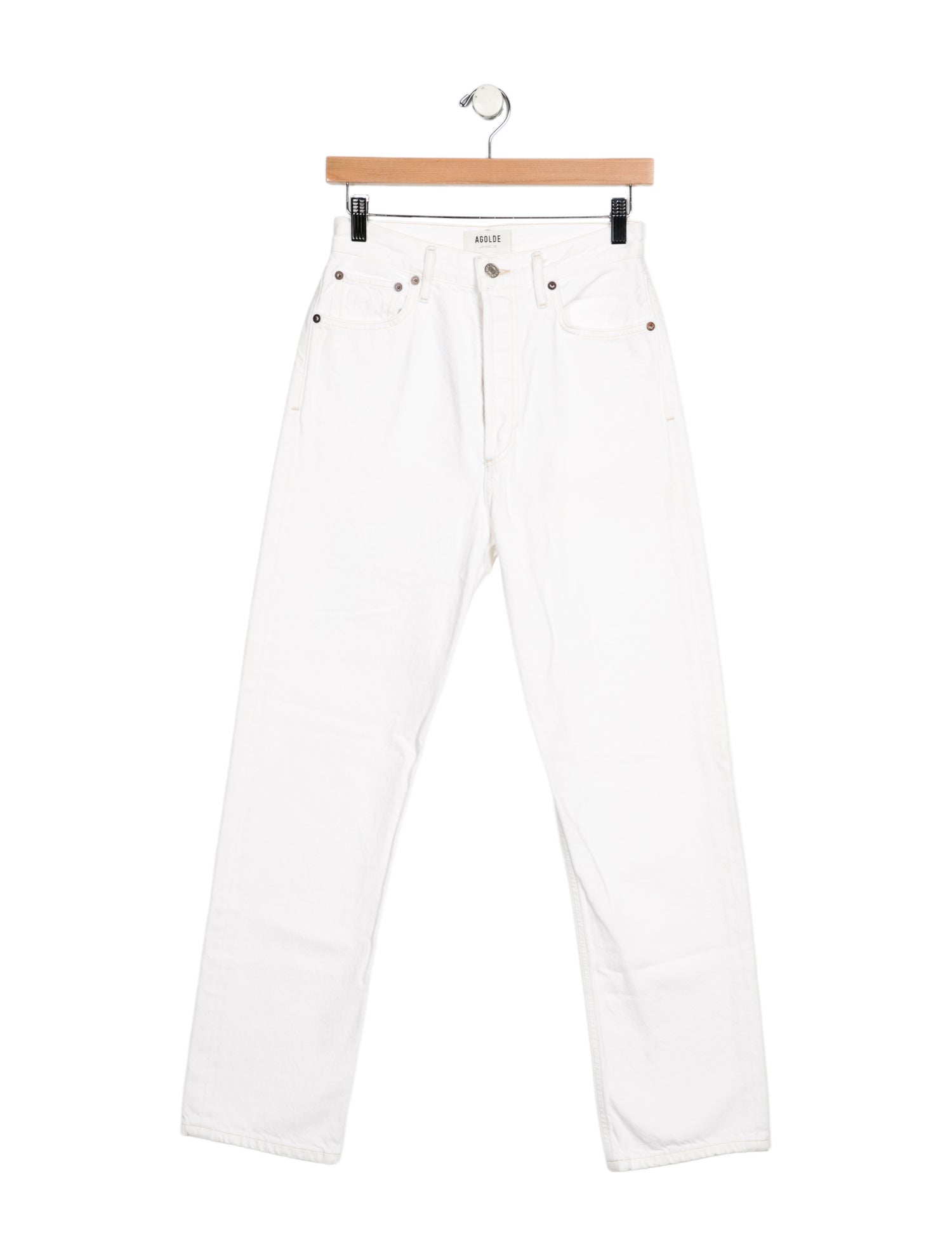AGOLDE High-Rise Straight Leg Jeans