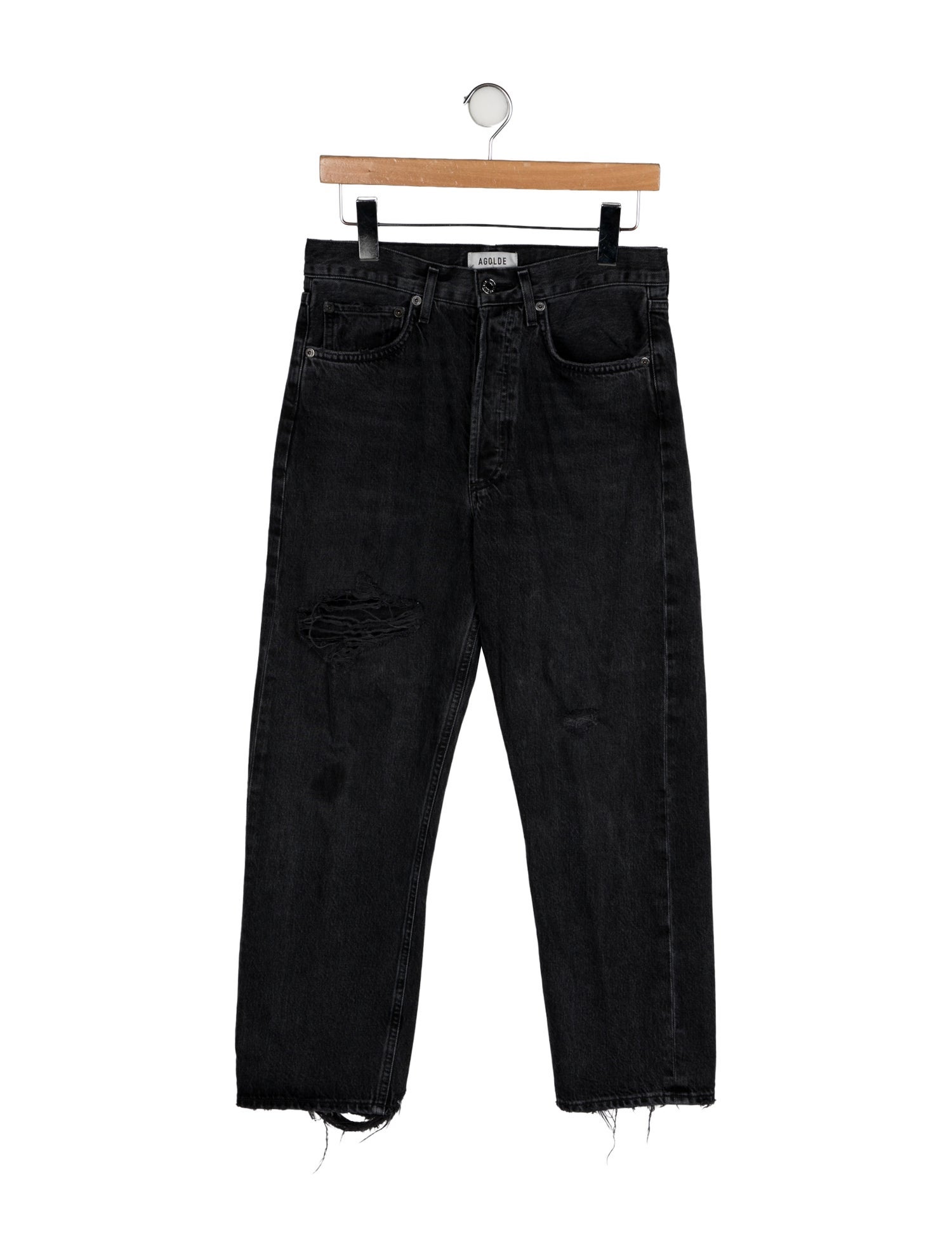 AGOLDE High-Rise Straight Leg Jeans
