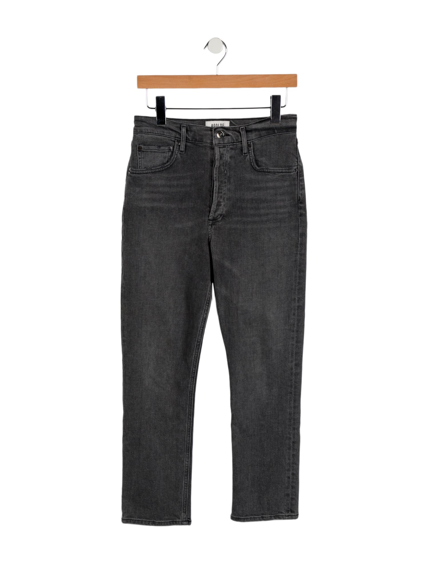 AGOLDE Mid-Rise Straight Leg Jeans