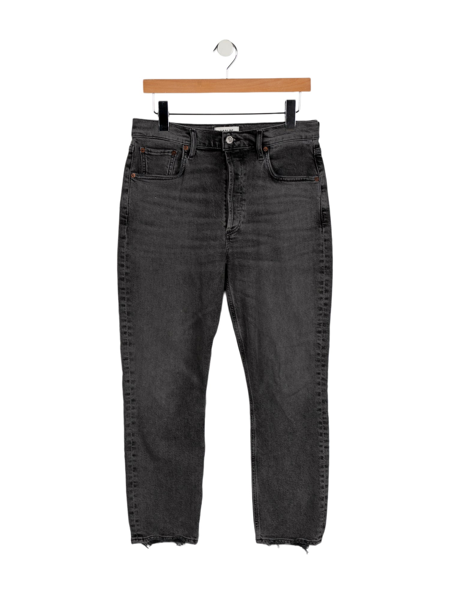 AGOLDE High-Rise Straight Leg Jeans