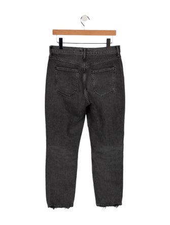 AGOLDE High-Rise Straight Leg Jeans