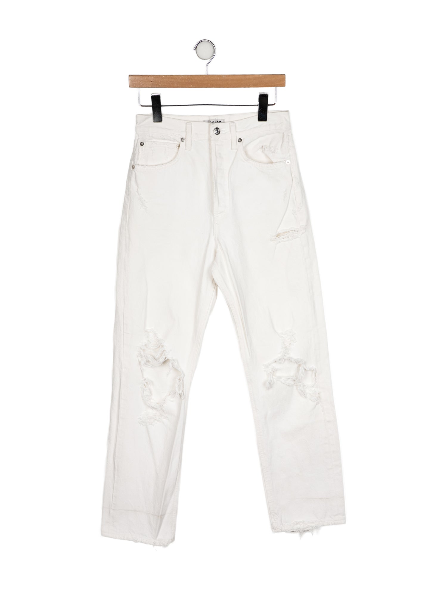 AGOLDE High-Rise Straight Leg Jeans