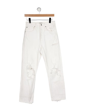 AGOLDE High-Rise Straight Leg Jeans